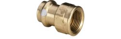 Pièce de transition à sertir, bronze, 12mm x 3/8" F, Viega Profipress S Koper 4512