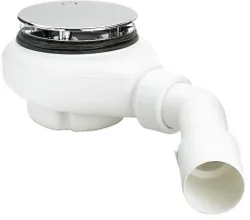 Afvoerplug voor douchebak, Viega Tempolex 6961, chroom, DN50
