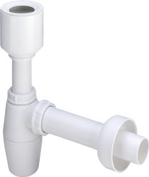 Siphon à coupelle pour urinoir 50 x 40 ou évier sans siphon moulé