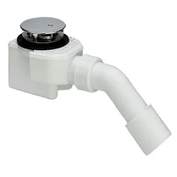 Afvoerplug voor douchebak, Viega Domoplex 6928, chroom, DN50