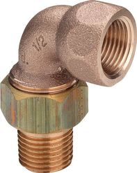 Knieschroefkoppeling 1/2 brons / blank viega model 3098