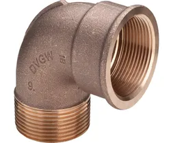 knie 90 brons 2 MF viega model 3092