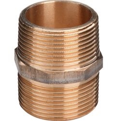 Dubbele draadnippel, brons, 2", Viega 3280