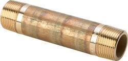lange nippel 2 x 100 brons/blank viega model 3530