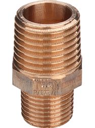 Draadverloopnippel, brons, 2" x 6/4" MM, Viega 3245