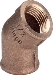knie 45gr brons 1/2 FF viega model 3120