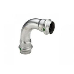 Courbe à sertir 90°, inox, 15mm FF, eau potable, Viega Sanpress Inox 2316