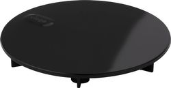 Rosette de couvercle Tempoplex noir brillant en plastique Modèle 696601 Viega