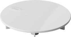 Rosette de couvercle Tempoplex blanc brillant en plastique Modèle 696601 Viega