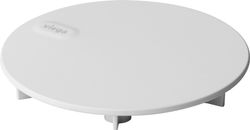 Rosette de couvercle Tempoplex blanc mat en plastique Modèle 696601 Viega