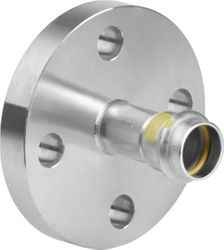 Persflensovergang, inox, DN50 x 54mm, (drink)water, PN10/16, Viega Sanpress Inox G 0259