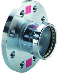 Raccord à bride à sertir, acier, DN65 x 76.1mm, chauffage, PN10/16, Viega Prestabo 1159XL