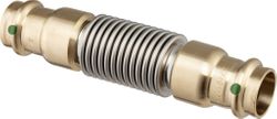 Compensateur métallique, Viega Sanpress Inox 2251, bronze, manchon de compression, Ø22mm