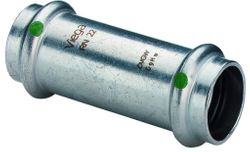 Manchon coulissant à sertir, inox, 22mm FF, eau potable, Viega Sanpress Inox 2315.5
