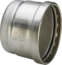 Perskap, inox, 88.9mm F, (drink)water, Viega Sanpress Inox 2356XL