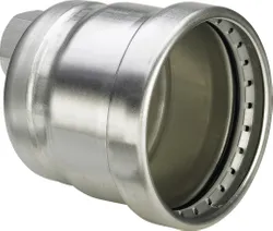 Perskap, inox, 76.1mm F, (drink)water, Viega Sanpress Inox 2356XL