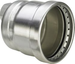 Perskap, inox, 88.9mm F, (drink)water, Viega Sanpress Inox 2356XL