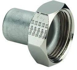 Raccord 2 pièces à emboîter, Viega Sanpress Inox 2364, 22mm - 1"