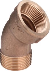 knie 45gr brons 1/2 MF viega model 3121
