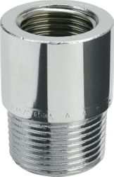 Manchon fileté réduit, bronze chromé, 3/8" x 1/2" FM, Viega 3242
