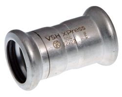 Persmof inox, 15mm, FF, verwarming, VSH XPress RVS 304