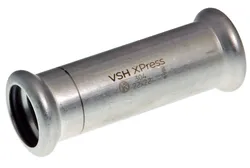 Persschuifmof, inox, 54mm FF, verwarming, VSH XPress RVS 304