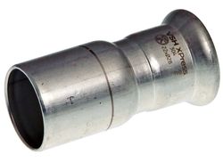 Réduction à sertir, inox, 18x15mm MF, chauffage, VSH XPress RVS 304