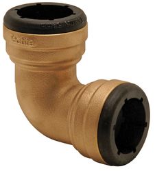 Steekbocht 90°, brons, 54mm FF, (drink)water, VSH Tectite Pro