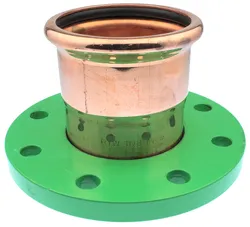 Persflensovergang, koper, DN65 x 66.7mm, (drink)water, PN16, VSH