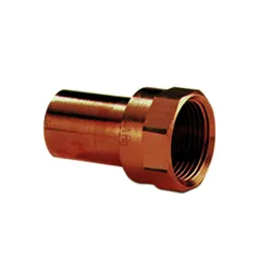 Insteek overgangsstuk, brons, 22x3/4" MF, (drink)water, VSH XPress Koper 6246G