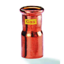 Réduction à sertir, cuivre, 22x15mm MF, gaz, VSH XPress Koper Gas G7243
