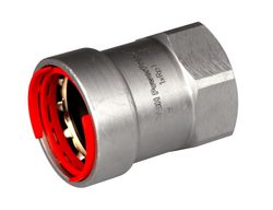 Persovergangsstuk, staal, 1/2" x 1/2" F, VSH PowerPress