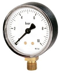 Buisveermanometer, Watts, 0 - 10bar/psi, 1/4"