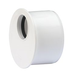 polypropylène (PP) réduction à joint 40x32mm MF excentrique blanc BENOR-marque évacuation Wavin Wafix PP