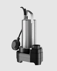 dompelpomp Hmax=47.7m Qmax=6.7m3/h met vlotter stroomkabel=10m inox Wilo Padus MINI3