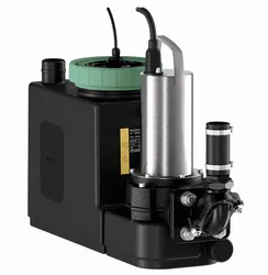 Groupe de pompage pour eaux usées/eaux pluviales, DN100 - DN32, Qmax=18m3/h, Hmax=28m, Wilo DrainLift SANI CUT-S