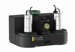 Groupe de pompage pour eaux usées/eaux pluviales, DN100 - DN80, Qmax=31m3/h, Hmax=11m, Wilo DrainLift Sani-L