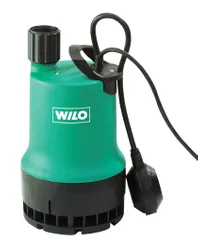 Dompelpomp PP, Hmax=8m, Qmax=9.9m3/h, met vlotter, 1x220 - 240V, stroomkabel=4m, Wilo Drain TMW 32/8