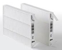 Filtre grossier G4, Zehnder, ComfoSpot 50, 123x182x20mm, (jeu: 2 pce)