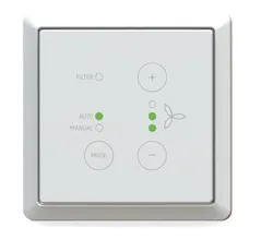 ComfoSwitch C67 standenschakelaar auto/manueel ComfoQ Quality/Premium (incl. opbouwkader)