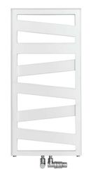 Elektrische sierradiator, Zehnder Ribbon, HxL=1848x500mm, 750W, wit, RAL9016