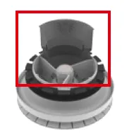 air blocker ComfoValve Luna S125 schone sector module
