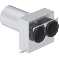Ventielcollector, Zehnder ComfoTube 90, 2 x Ø90mm rond