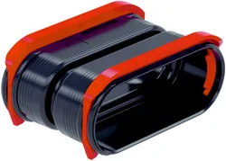 Koppelstuk instortkanaal, Zehnder ComfoFlat 51, 51x138mm, L475mm