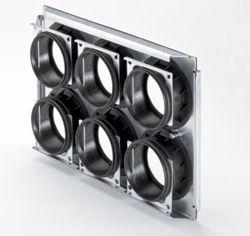 ComfoWell - CW-M 320 - Plaque de montage 6xDN75/P RLC - zehnder