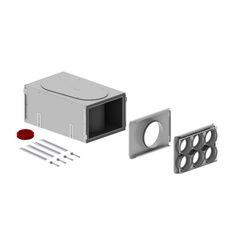 Verdeelbox ventilatie, Zehnder ComfoWell, Ø160mm, staal, 6x90mm