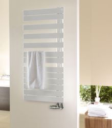 Elektrische sierradiator, Zehnder Roda Twist Spa Air, HxL=966x550mm, 500W, wit, RAL9016