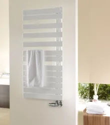 Elektrische sierradiator, Zehnder Roda Twist Spa Air, HxL=966x550mm, 500W, wit, RAL9016