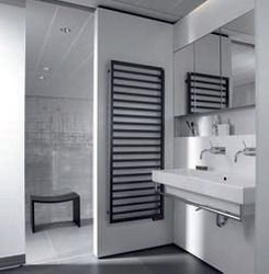 Sierradiator, Zehnder Subway SUB, HxL=973x450mm, 401W (75/65/20), wit RAL9016, aansluiting midden